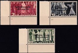 1950, Symb. Darstellungen, ONU (D Vll) Nr. 12-17, postfr.**.