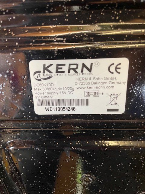 Misurare: Balance Kern 60kg – Usato da Estavayer-Le-lac venduto da JDB_SP 1