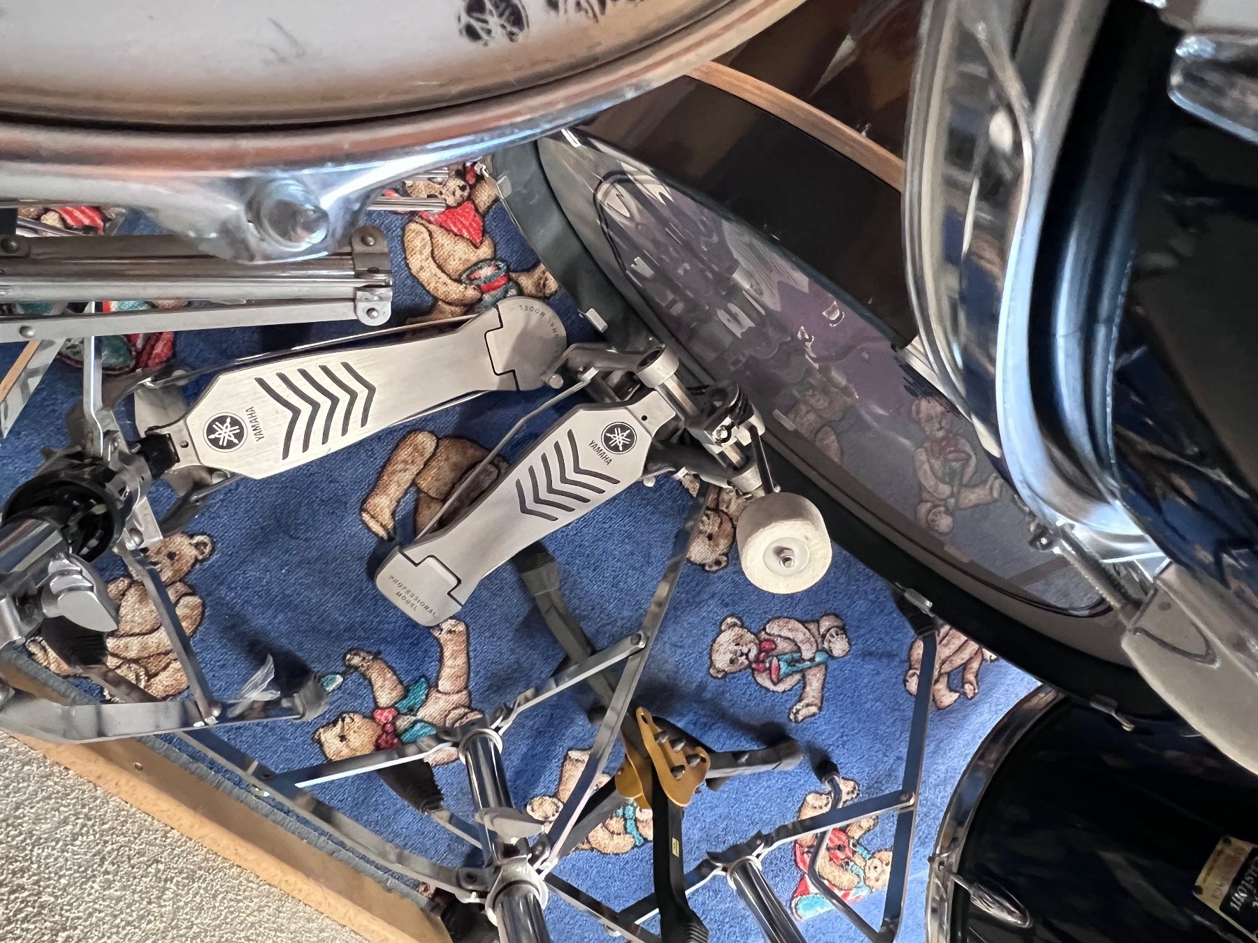 Yamaha Strumenti musicali: Yamaha Stage Custom Advantage Schlagzeug, blau – Usato da Guntershausen venduto da fuchs911 1