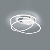 LED Deckenleuchte, Weiss, 50 cm x 48 cm