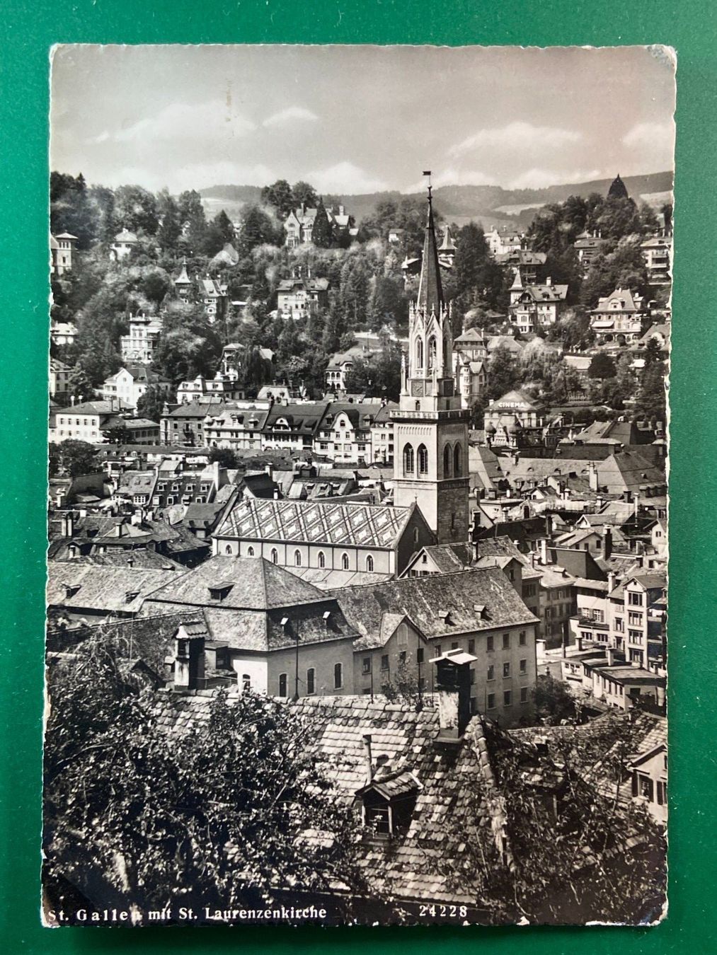 Cartoline postali: St. Gallen mit Laurenzenkirche – Usato da Steg VS venduto da danwer74