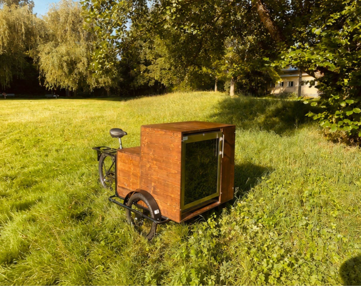 Allestimento di negozi e stand fieristici: Mobile Bar: E-Cargo Bike mit Aufbau (frisch ab Service) – Usato da Bern venduto da videgrenier_xr3 8