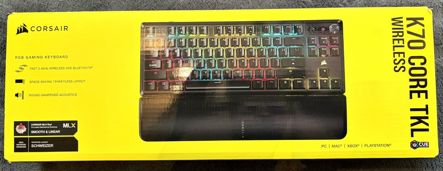 Corsair Tastaturen: Corsair K70 Core TKL Wireless, mit Garantie – Gebraucht aus Bern von Ironman1331