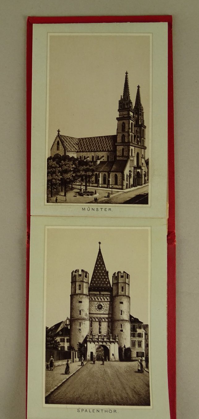 Libri: SOUVENIR DE BÂLE, BASEL, LEPORELLO UM 1890 – Usato da Grüningen venduto da Kartensammler 3