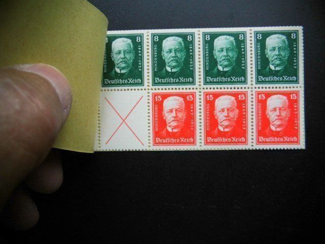 Alle Briefmarken: Deutsches Reich Markenheft Nr. 24Z ** – Neu (gemäss Beschreibung) aus Remetschwil von Hofiii 1