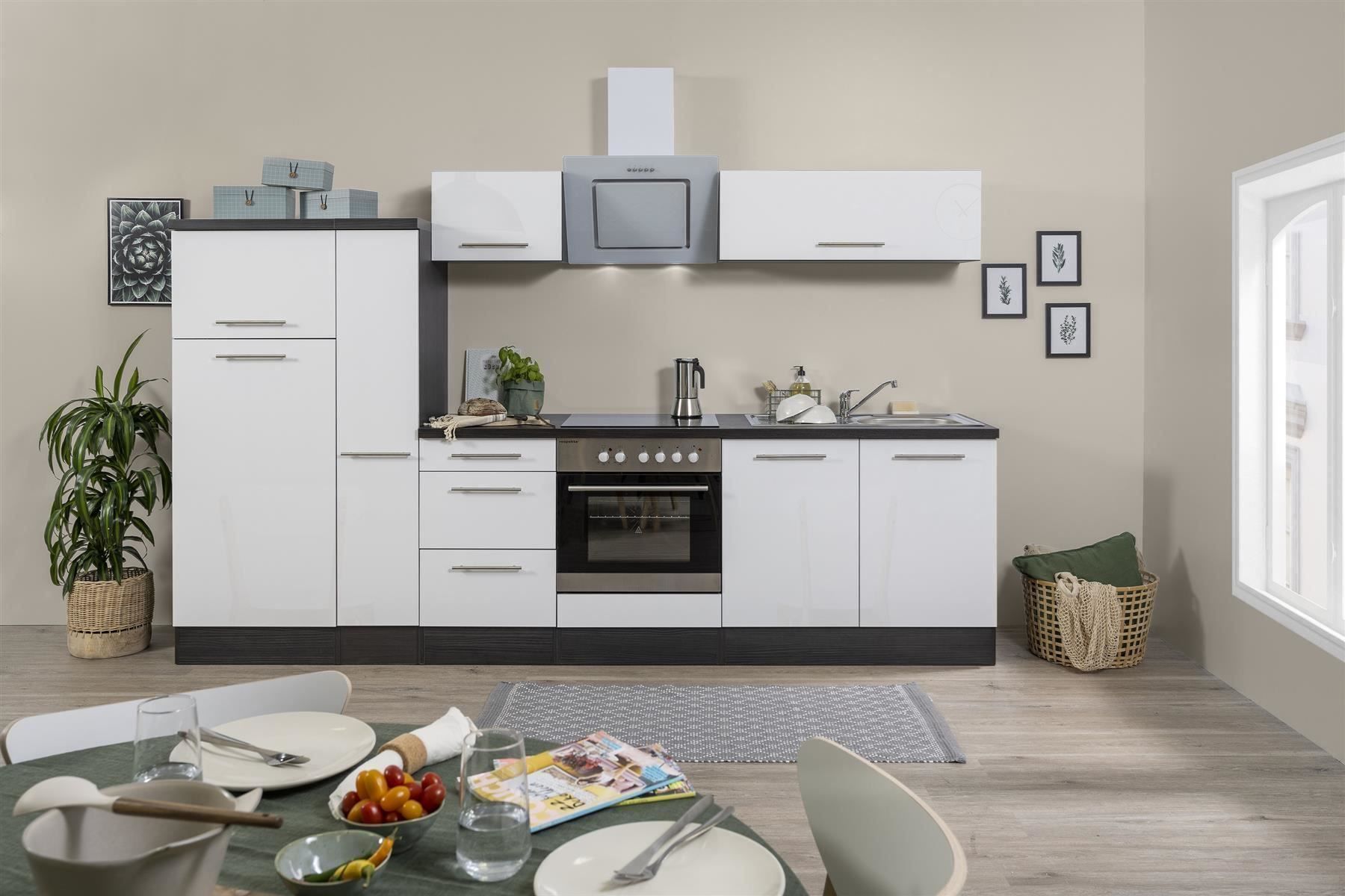 Cucine complete: 452 Küchenzeile Küchenblock 300cm E/W - Küche Einbauküche – Nuovo e nell'imballaggio originale da Wallenwil venduto da toesstalvertrieb
