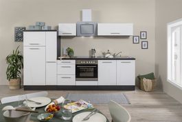 452 Küchenzeile Küchenblock 300cm E/W - Küche Einbauküche