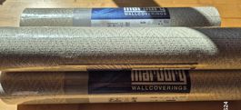 Vliestapete in textilem beige uni