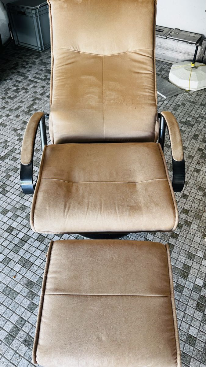 Fauteuils: Sessel mit Hocker braun – D'occasion à Heerbrugg par Heaven09 3