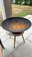 Feuerstelle Garten-Tischplatte aus Gusseisen wetterfest ☀️