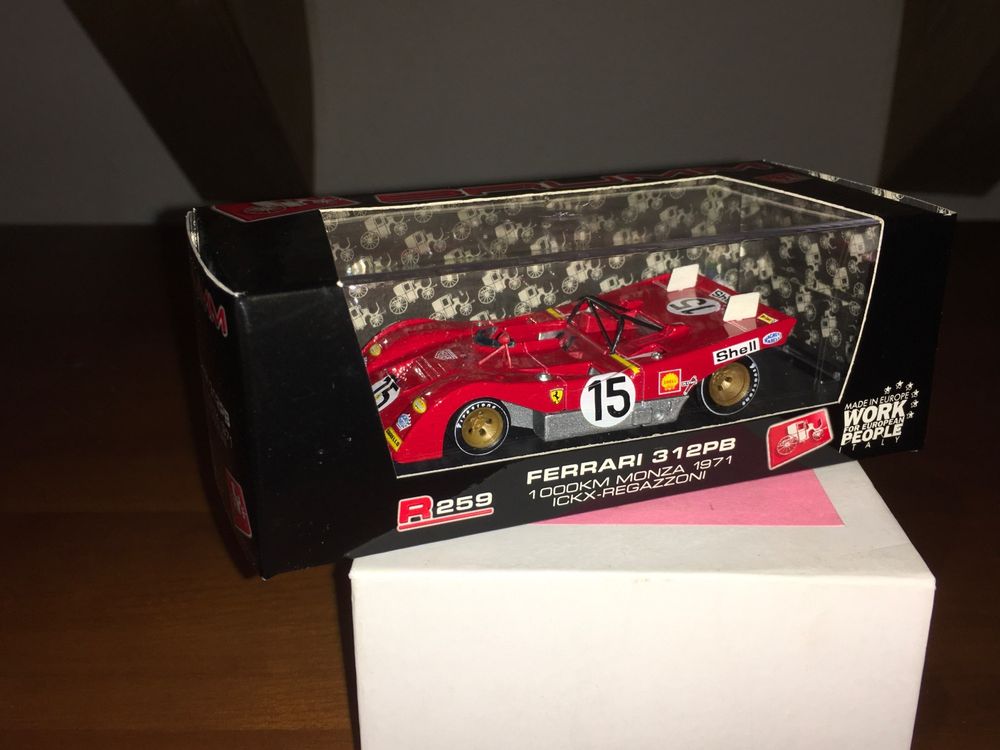 BRUMM 1/43 Ferrari 312PB - 1000km De Monza 1971 (Ickx-Regazzoni) - Modèle Occasion Collection