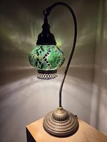 Mosaiklampe grün