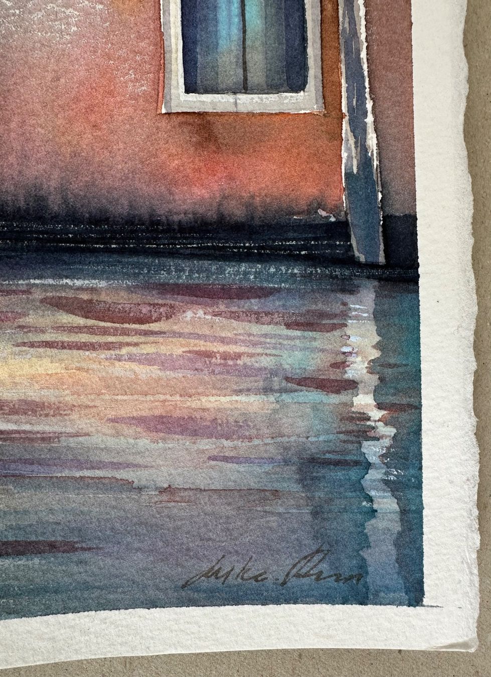Gemälde: Venedig: ORIGINAL,  handgemalt, signiert – Neu (gemäss Beschreibung) aus Meilen von Smgdesign 1