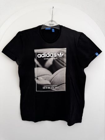 Adidas T-Shirt / Schwarz / Basketball/ Gr. S
