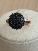 Luxus Elegante Gr.18/8 Ring Farbe :Rosa Schwarz