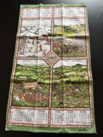 Vintage Alba Kalender/Geschirrtuch 1983
