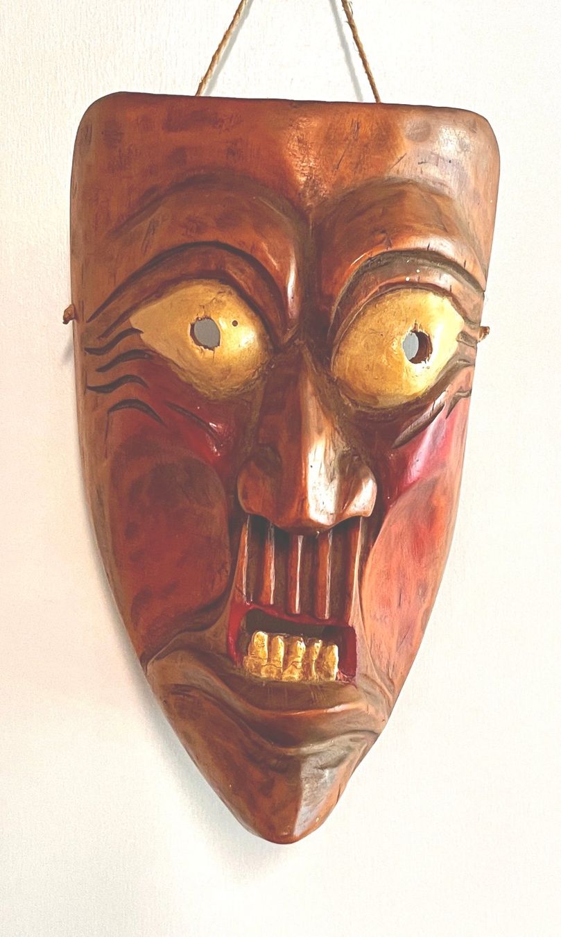 Maschere: Original Krienser Holz Tragmaske, Kriens – Usato da Obernau venduto da Wgnom