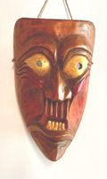 Original Krienser Holz Tragmaske, Kriens