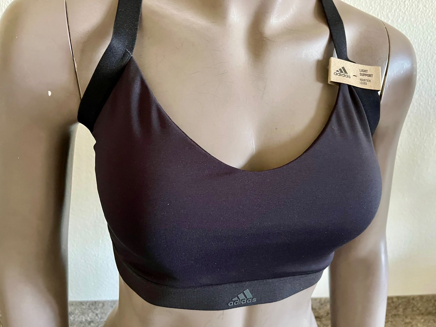 Adidas Altra biancheria intima: ADIDAS Sport BH, light support, schwarz, Gr.XL – Nuovo e nell'imballaggio originale da Adliswil venduto da vette56 1