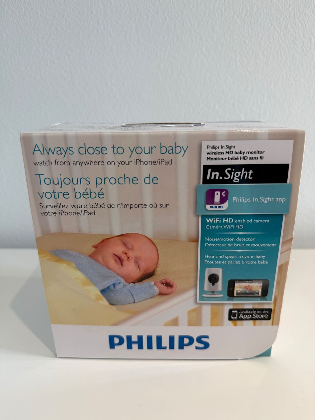 PHILIPS Caméra bébé In.Sight B120 détecteur bruit/mouvement (Neuf avec ...