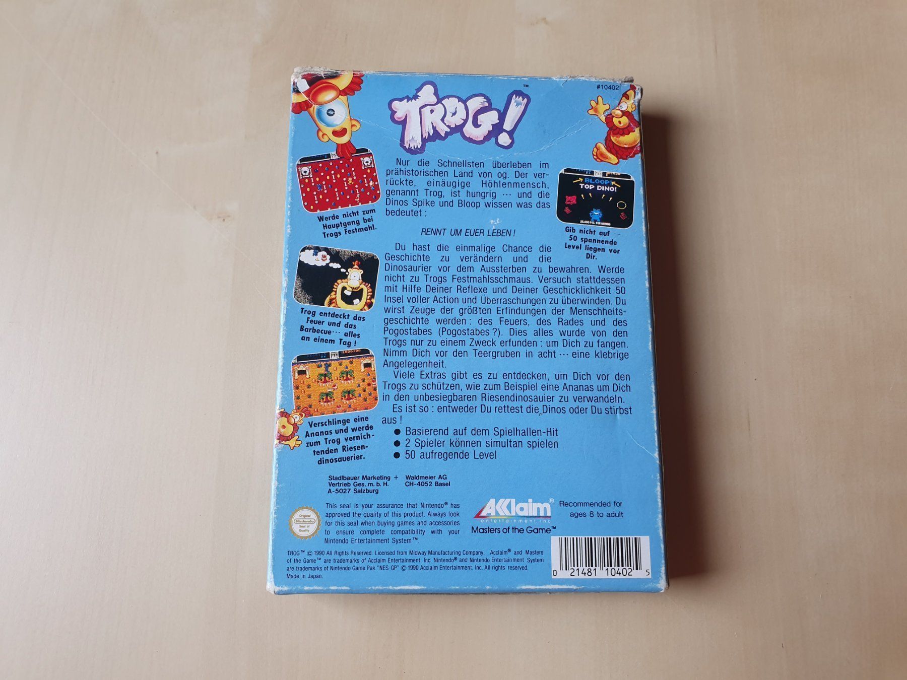 Nintendo Spiele: Trog – Gebraucht aus Stansstad von collectorsshop 1