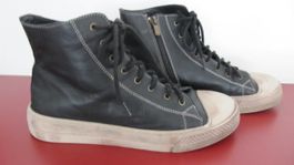Andrea Conti Sneaker, Leder schwarz, Gr. 39, - used Look -