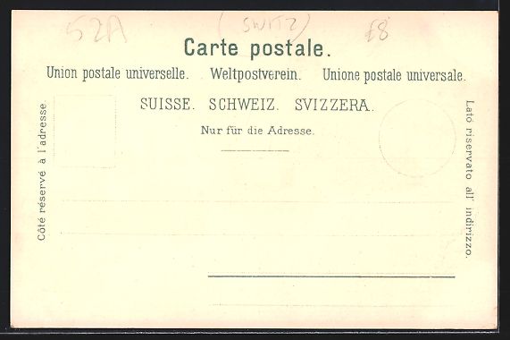 Ansichtskarten: Litho Luzern, Kapellbrücke und Wasserth – Gebraucht aus Berlin von bartko-reher 1