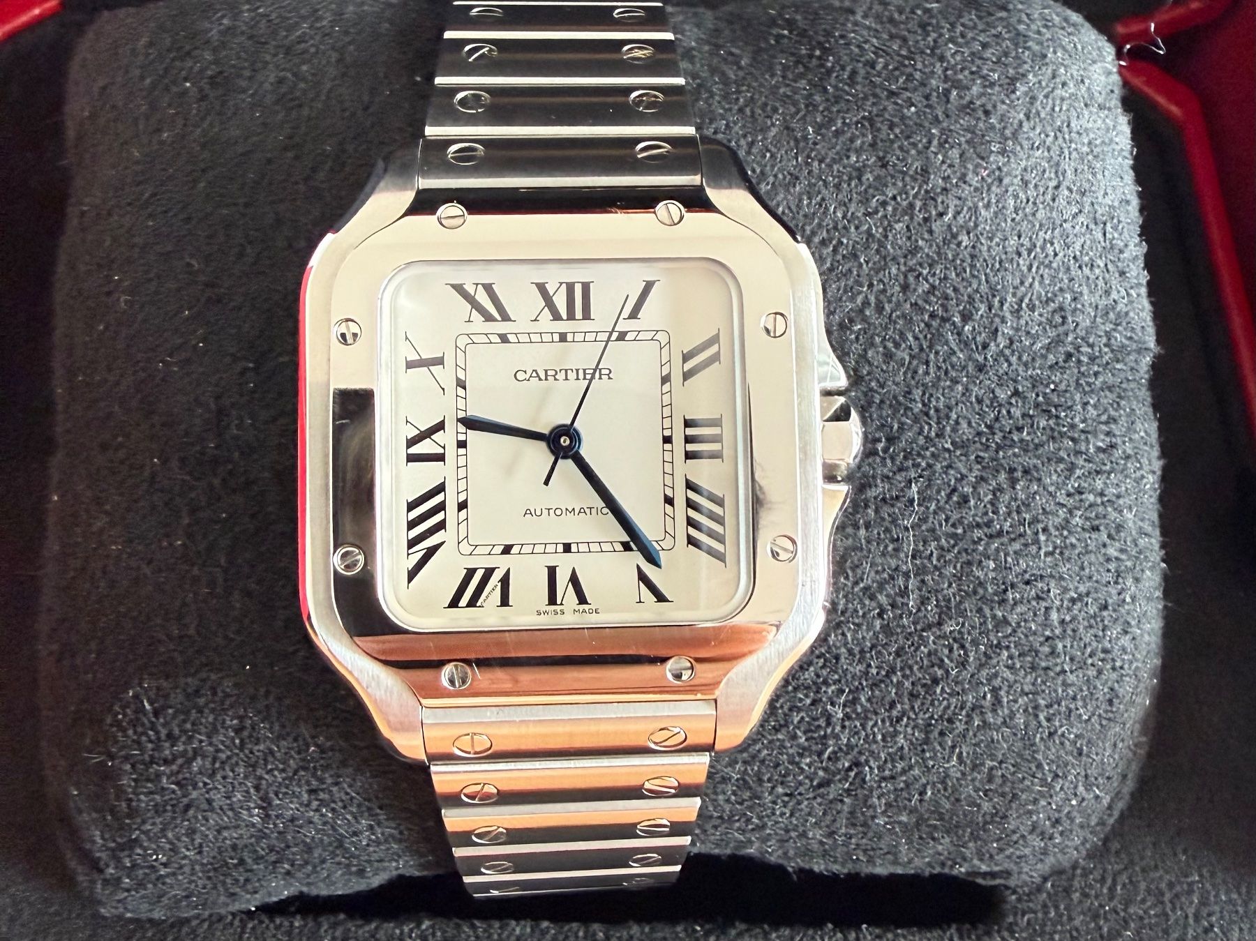 Cartier Orologi: Cartier Santos Medium | Warranty until 2030 | Full Set – Usato da Zürich venduto da ali_5gpz