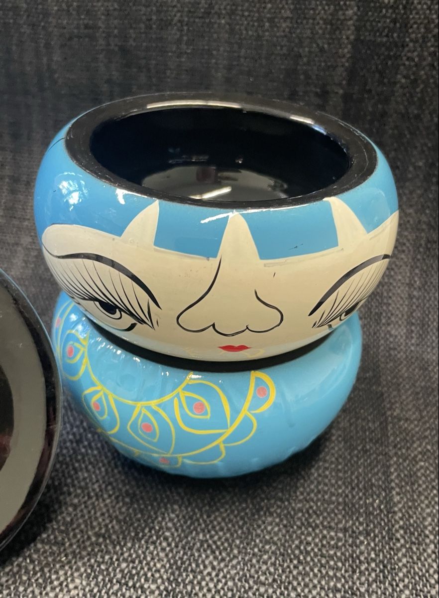 Tutte le decorazioni: Dose Schmuckdose blau Vintage  Deko – Nuovo (secondo la descrizione) da Au ZH venduto da Jaggy4 4