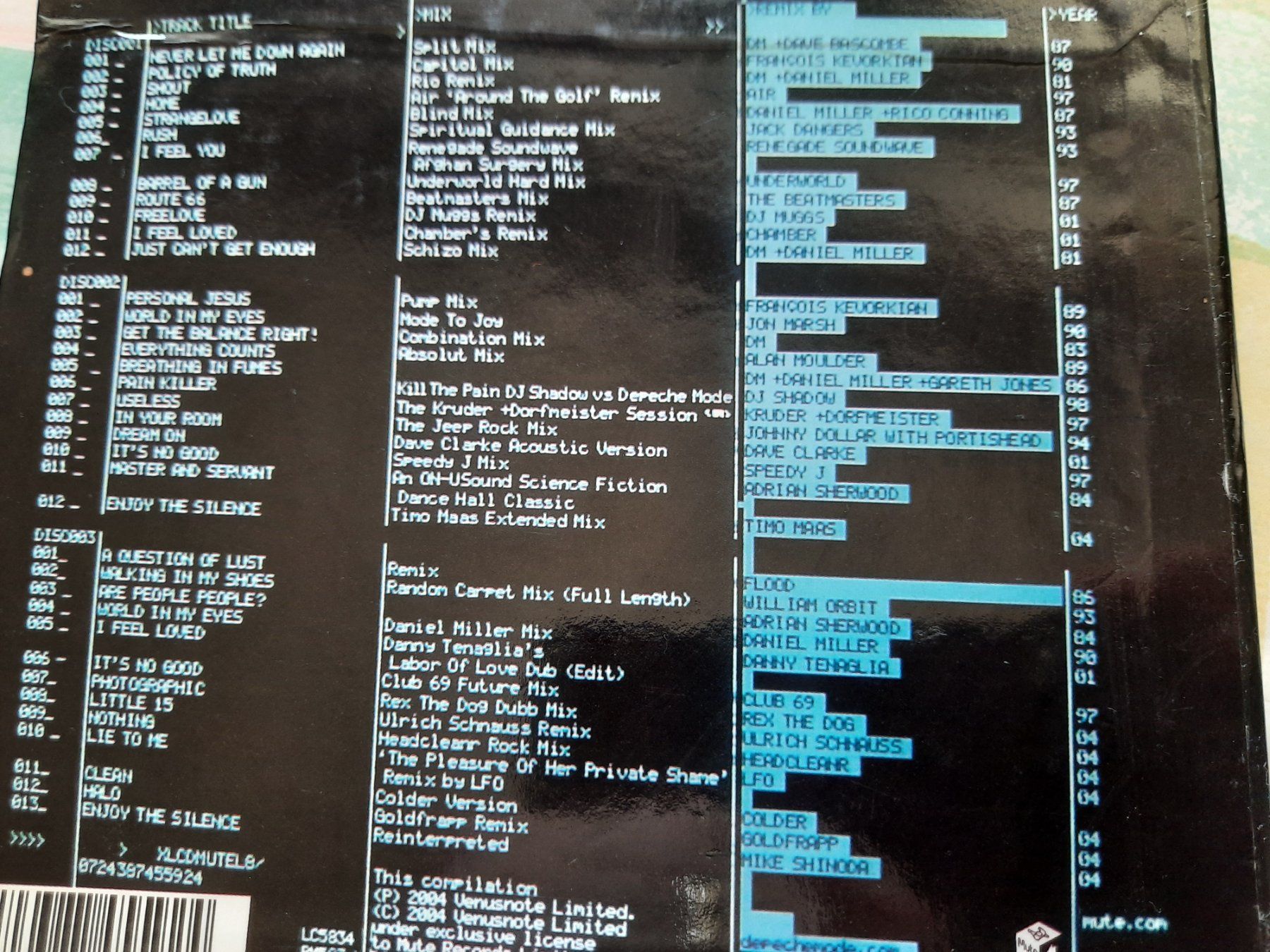 CD: Cd Depeche Mode - Remixes 81 - 04 3 Cds – Usato da Pully venduto da bro_n52j 2