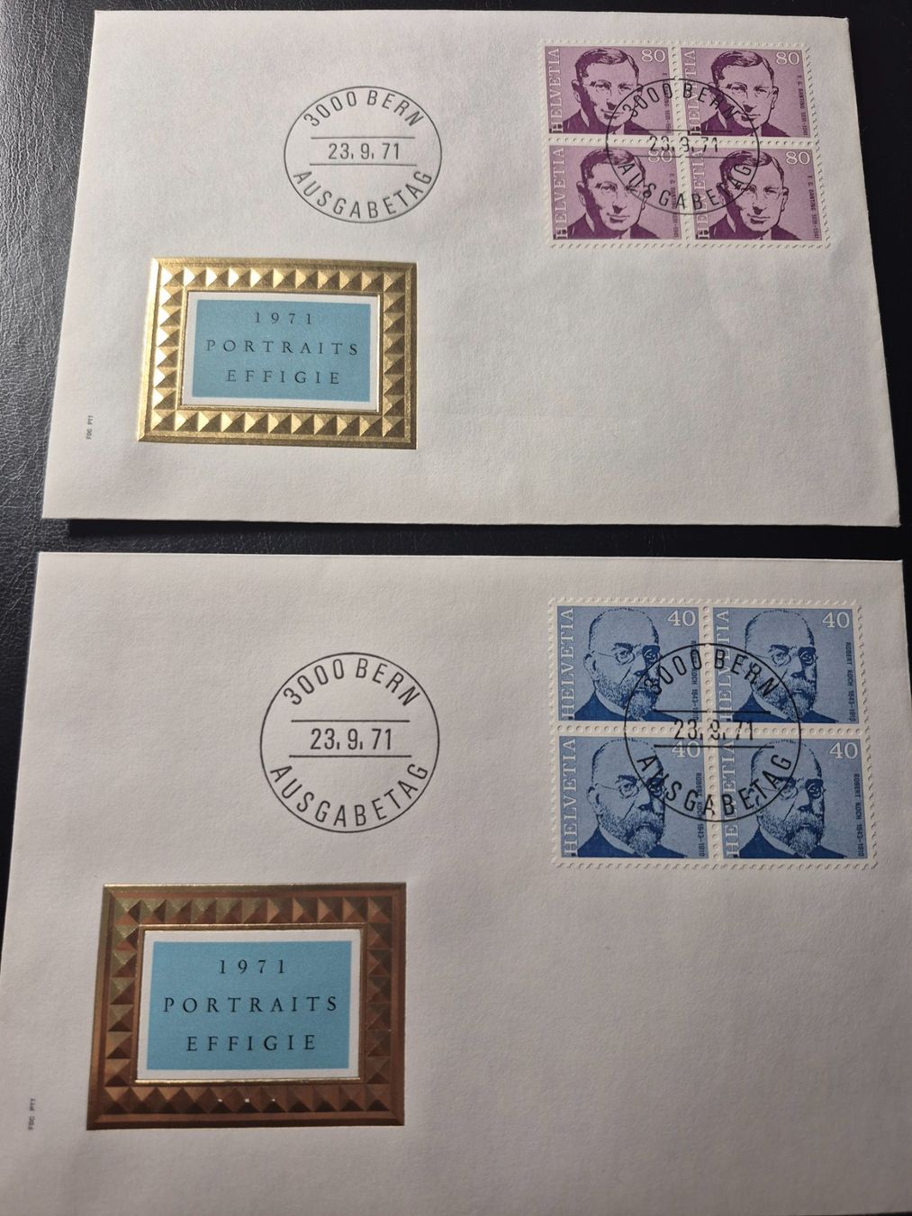 Tutti i francobolli: 1971 Portraits Effegie – Usato da Grüningen venduto da bestak1 1
