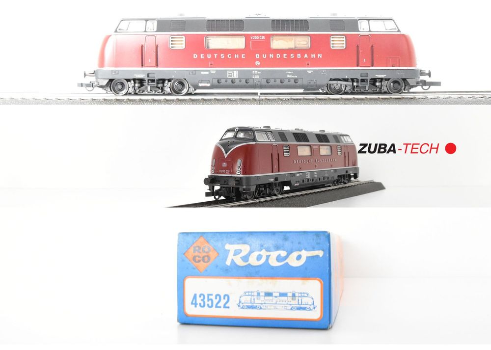 Roco 43522 Diesellok V 200 DB GS Analog H0 mit OVP (Gebraucht) in St ...