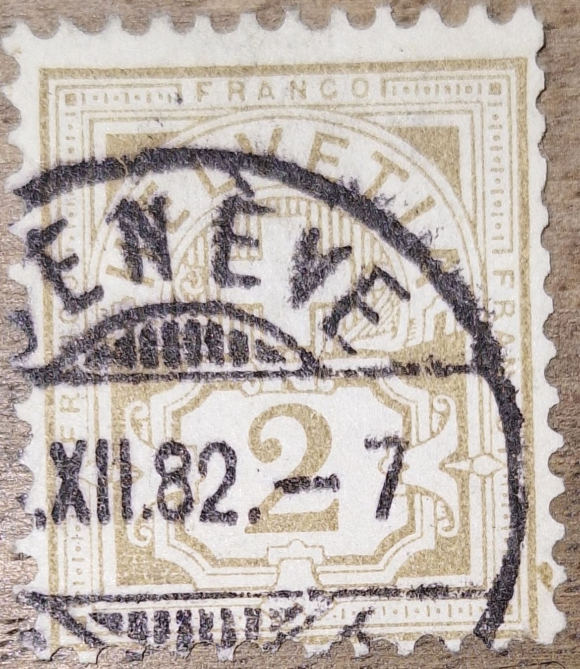 Alle Briefmarken: Wertziffer Nr 53 mit Befund Kat. 550.- – Gebraucht aus Balgach von SIMEON27
