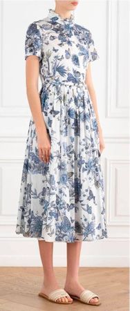 Elegant Cotton Midi Dress