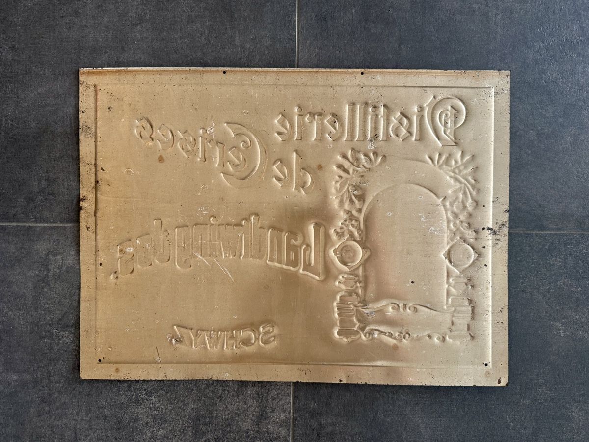 Insegne: Blechschild Landtwing, Jos Schwyz – Usato da Oberwil BL venduto da FASDINATION_11 1