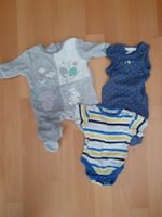 Baby Body, Strampler, Pyjama blau Gr. 50/56