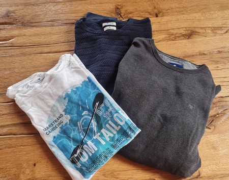 Tom Tailor: 2 Pullover, 1 Tshirt