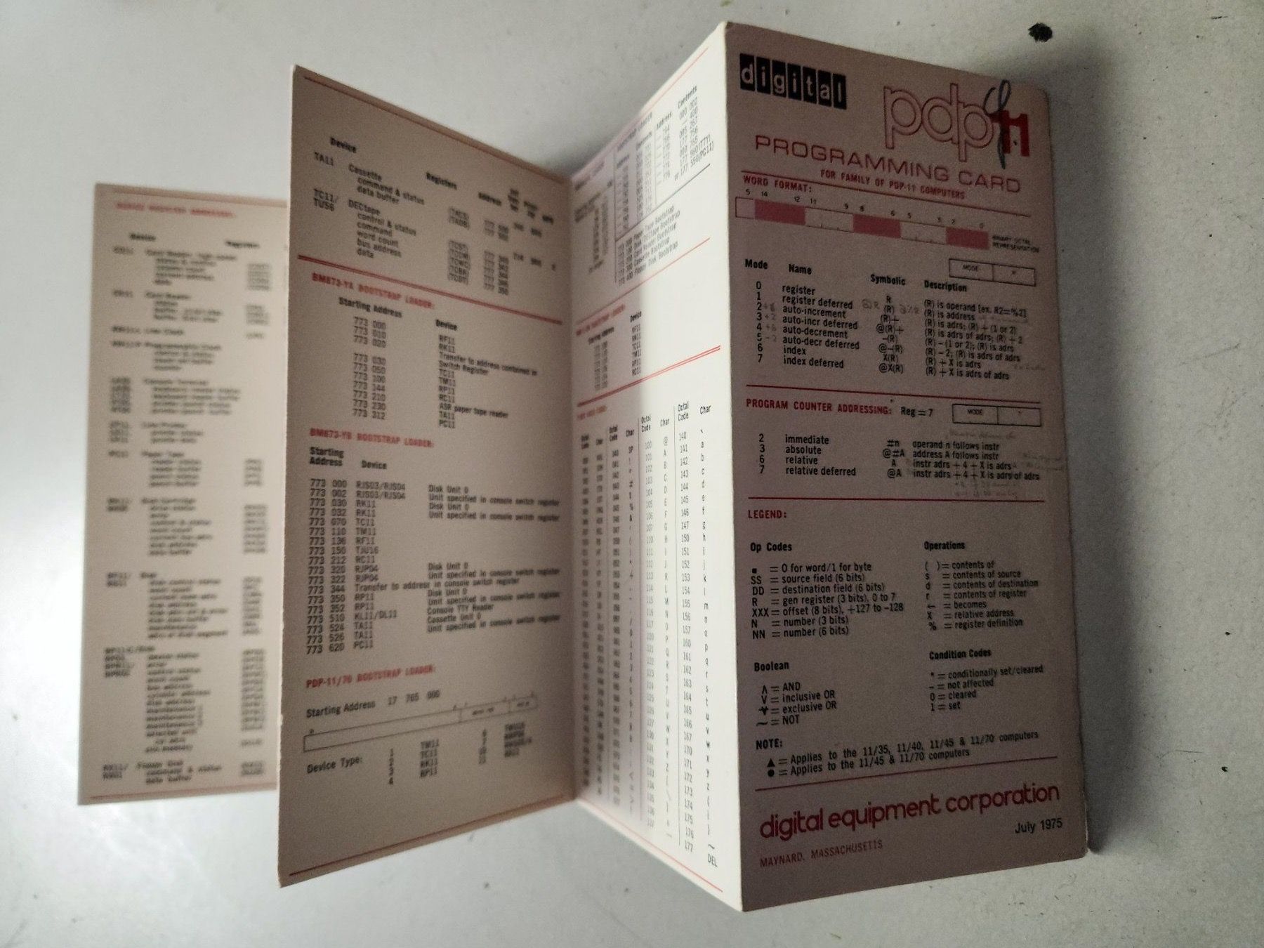 Digital PCs: Vintage digital Programming Card zu pdp11 PDP-11 – Gebraucht aus Glattpark (Opfikon) von