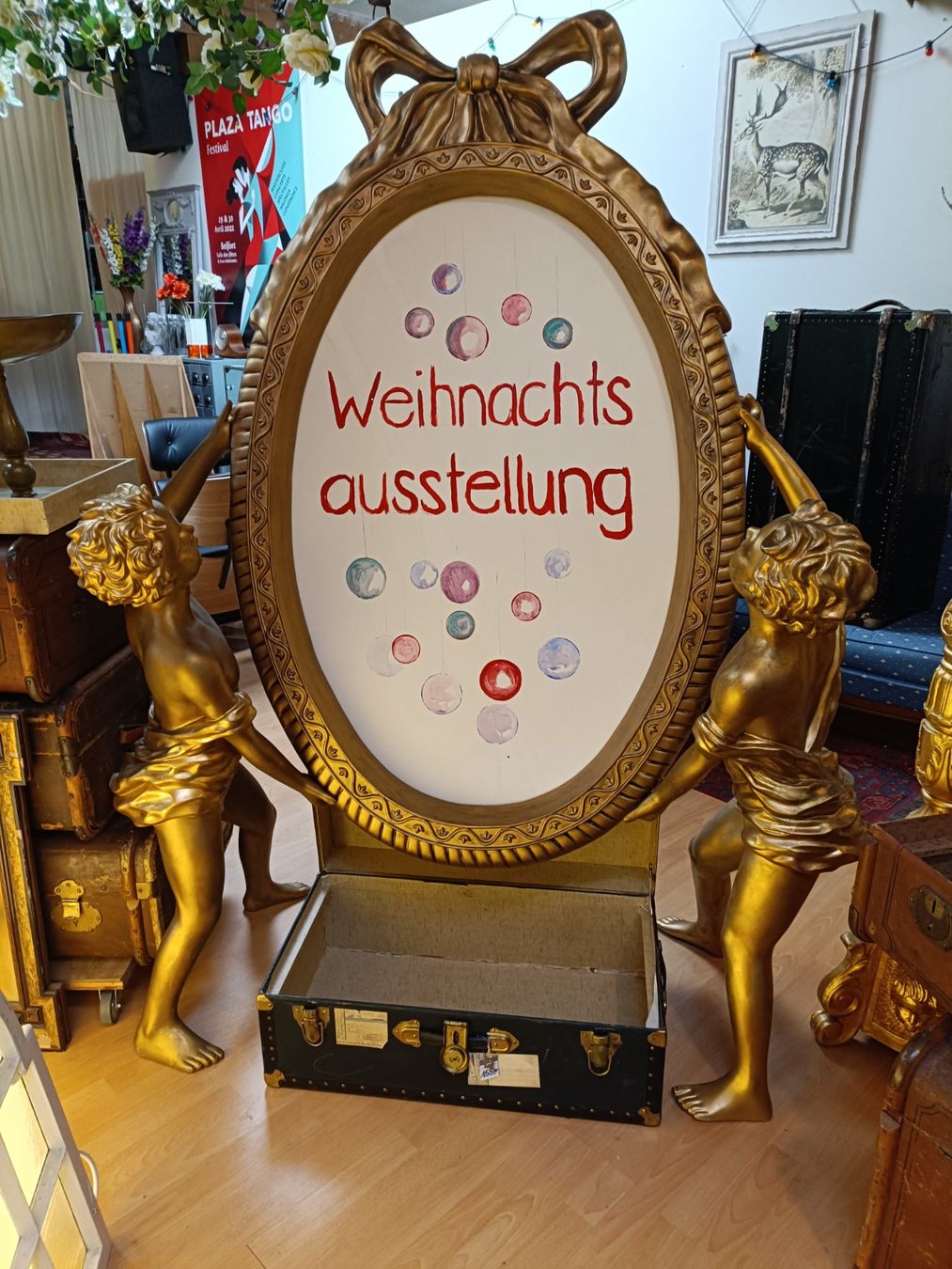 Tutte le decorazioni: Weihnachtsbanner Engel u. Schild – Usato da Köniz venduto da Brockenreich 1