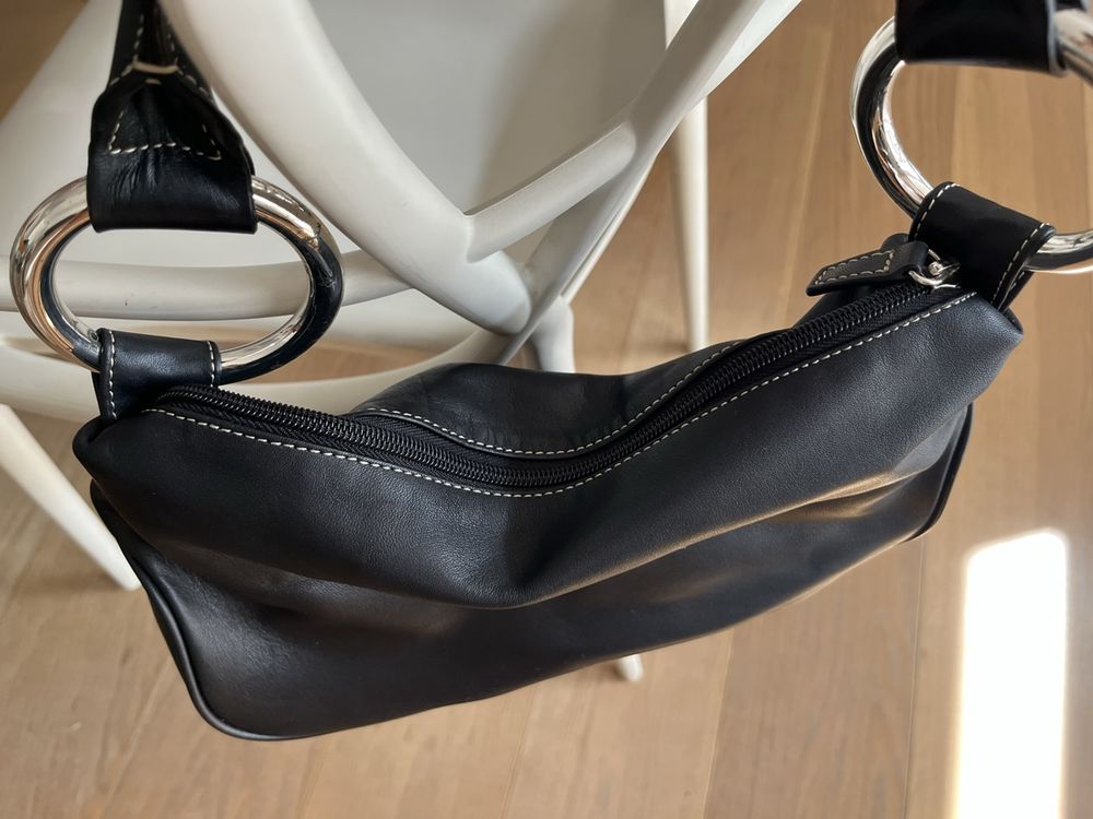 Magnifique sac SEQUOIA cuir noir (D'occasion) à Bernex pour CHF 40