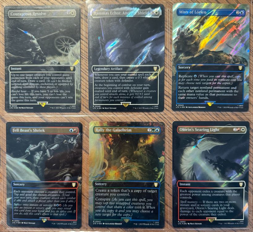MTG Gandalf Of The Secret Fire Borderless Foil - Lord Of The Rings Tales Of  Middle-earth #507 Commander Card List