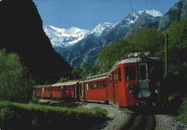 Ansichtskarte Glacier-Express Brig-Visp-Zermatt gebraucht