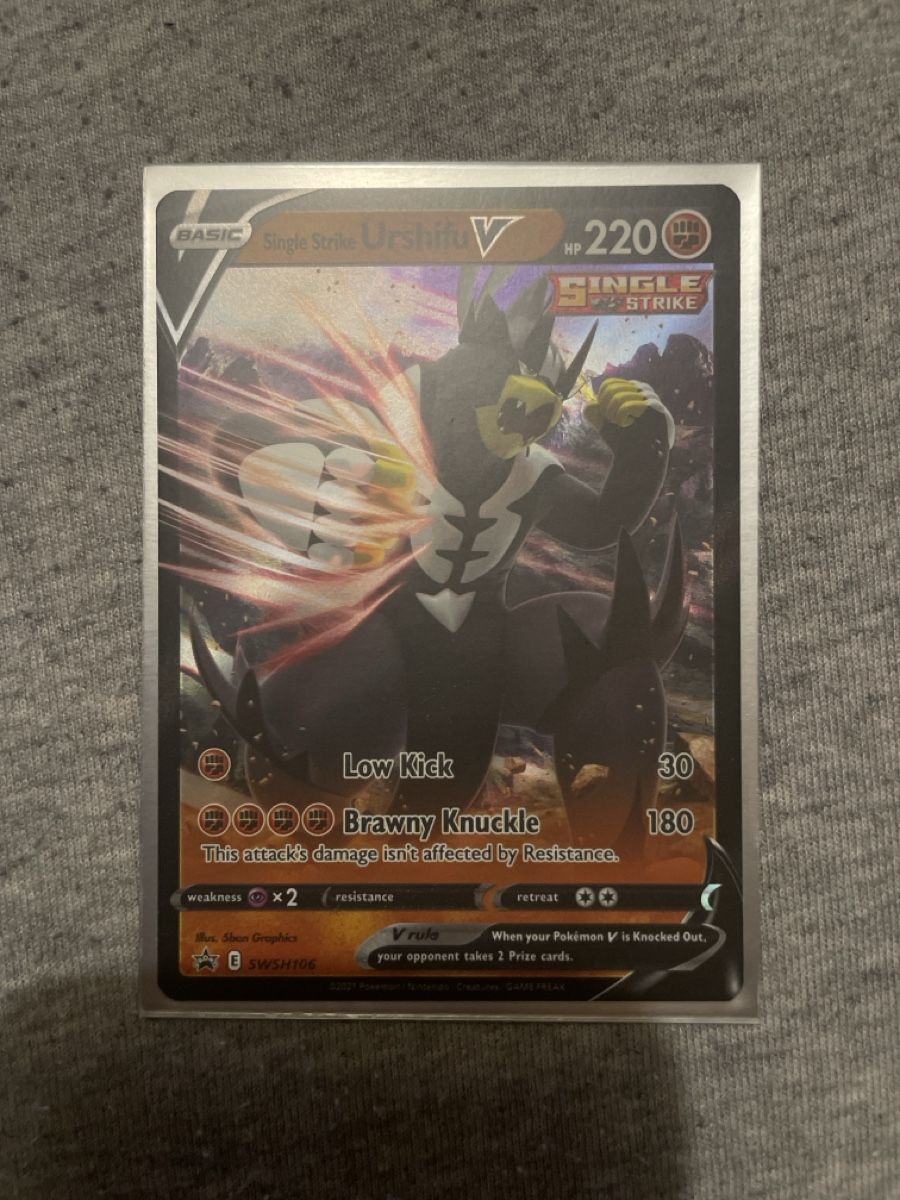 Pokémon Carte collezionabili: Single Strike Urshifu V Battle Styles – Nuovo (secondo la descrizione) da Flawil venduto da Duft-Alchemist