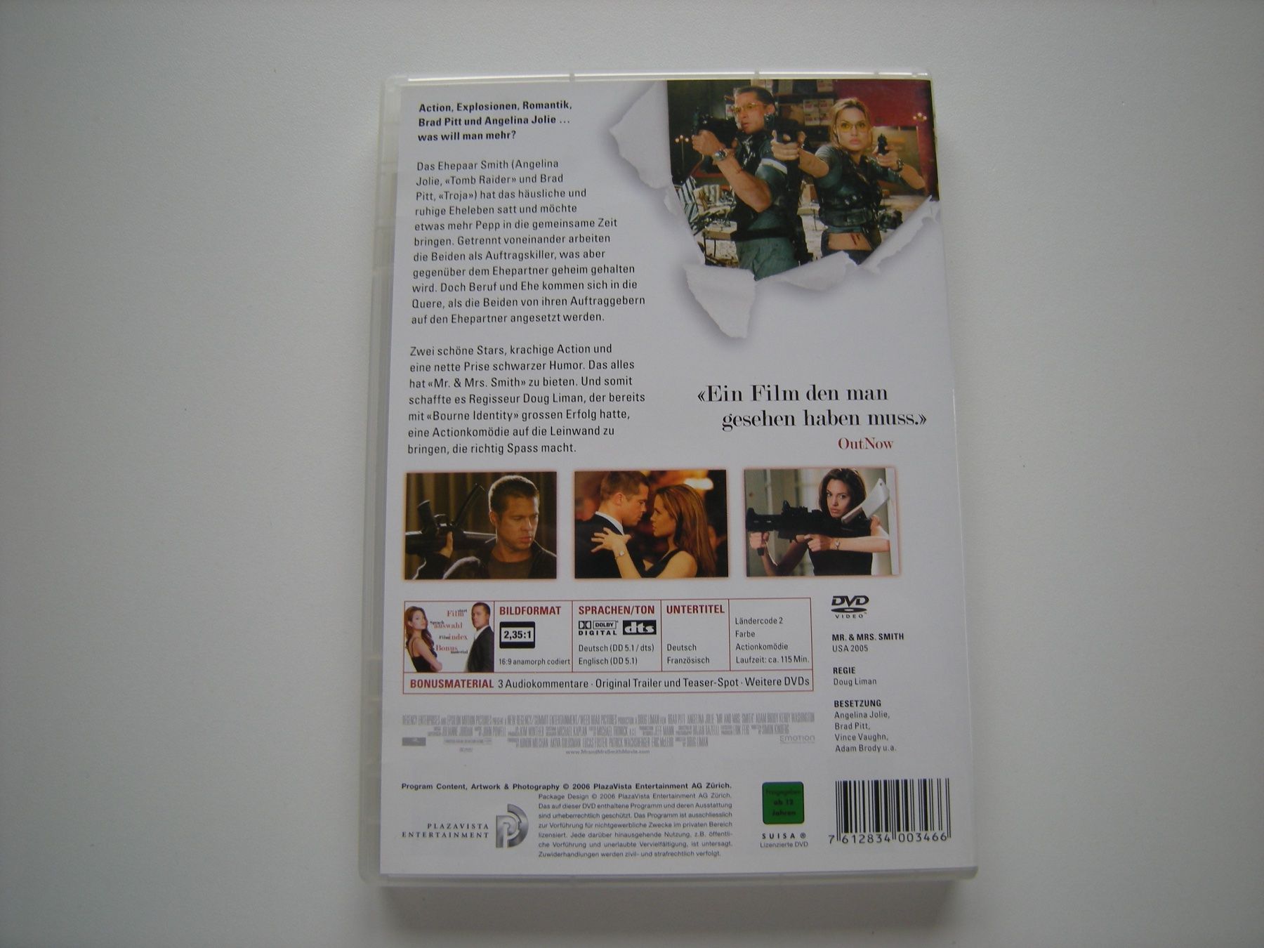 Tutti i DVDs: MR. & MRS. SMITH – Usato da Basel venduto da Ceebee62 1