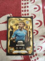 Topps Sergio Agüero 100 Club Karte, neu, guter Zustand