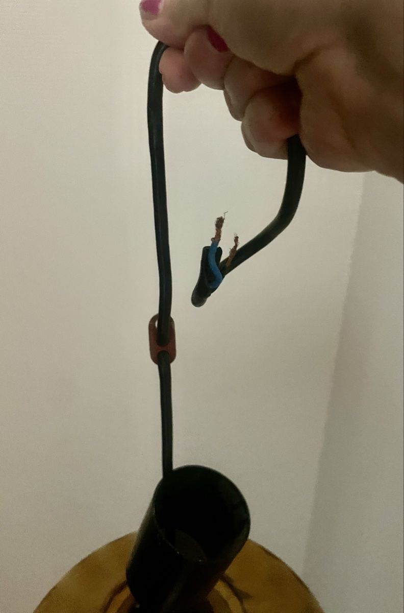 Lampade: Retro Hängeleuchte Glas bernsteinfarben Glas  – Usato da Au ZH venduto da Jaggy4 5