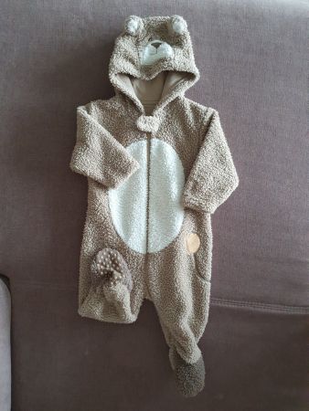 Mothercare Baby flauschiger Overall 3-6 Monaten, Gr. 62/68