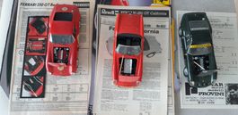 Ferrari Set 250GT GTO Italeri Monogram Protar 1:24