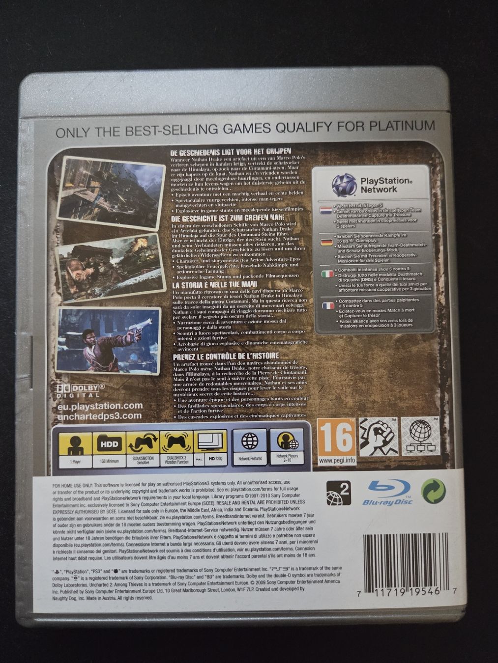Giochi: Uncharted 2: Among Thieves CIB – Usato da Territet venduto da Cenh 2