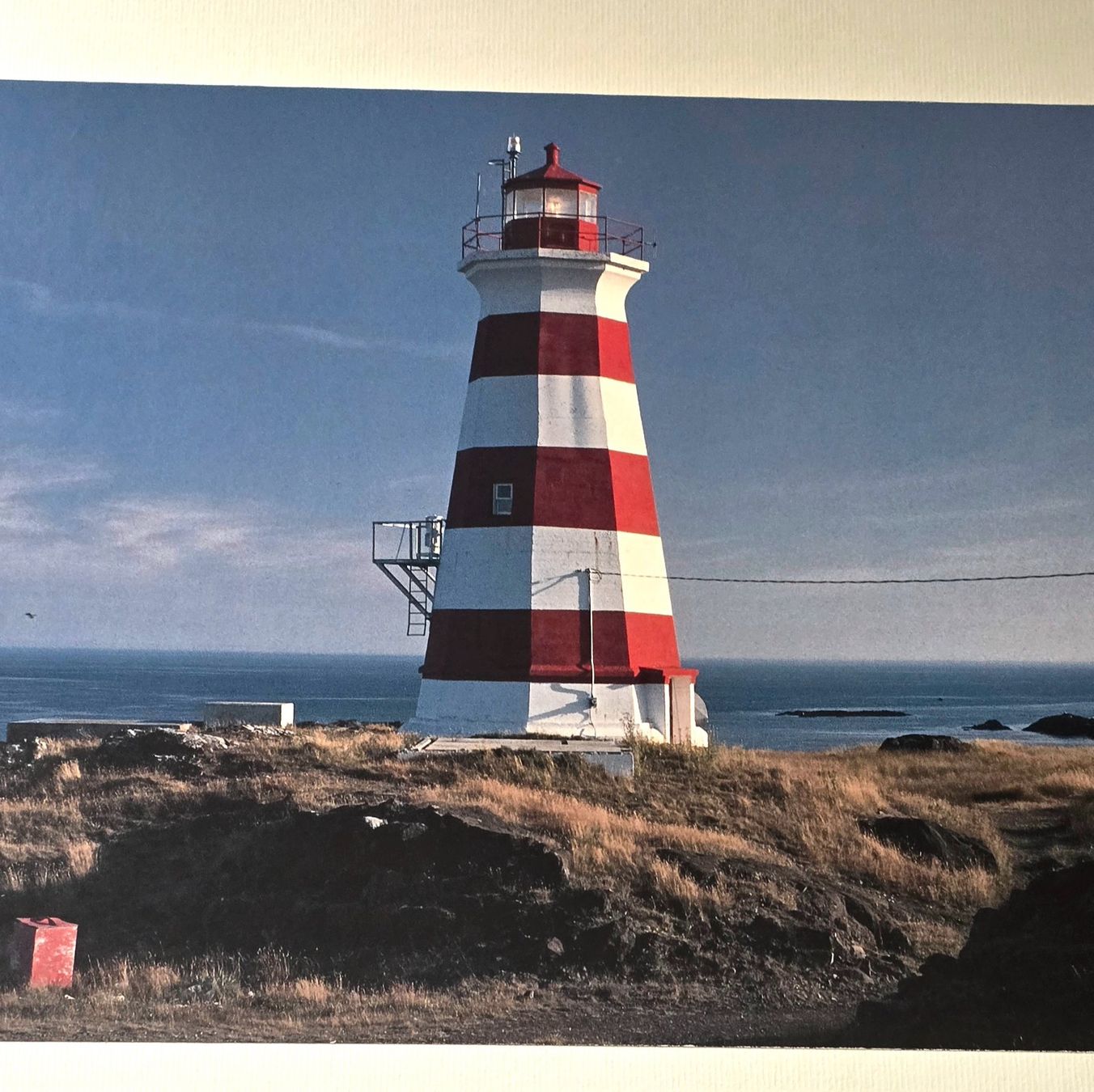 Grafica & Litografie: Wunderschöne Offset-Lithografie "Brier lsland Lighthouse" – Usato da Reinach BL venduto da Pendling 2